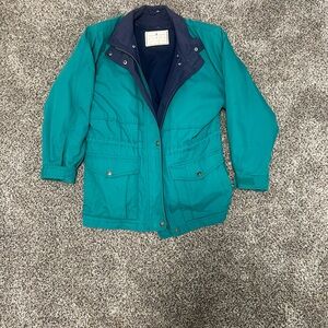 London Fog Teal and Navy Jacket